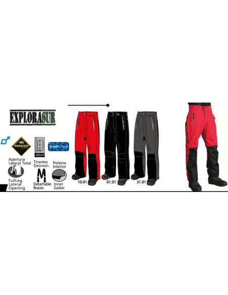 Pantalon montaña / ski con membrana Mega-Pant
