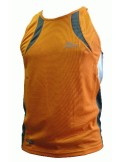 Camiseta tirantes secado rapido Boyden Rogelli naranja y negro