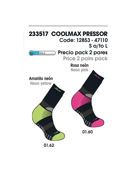Calcetines térmicos (2 pares) - COOLMAX PRESSOR