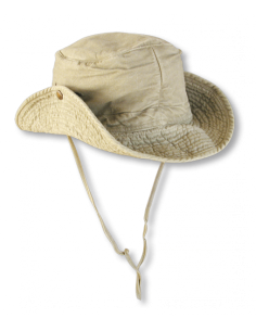 Sombrero lavado bonie color crudo talla L