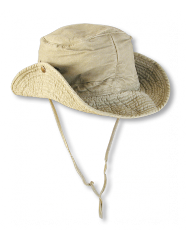 Sombrero lavado bonie color crudo talla L