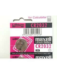 Pila CR2032 3V Maxel bateria - 1 unidad