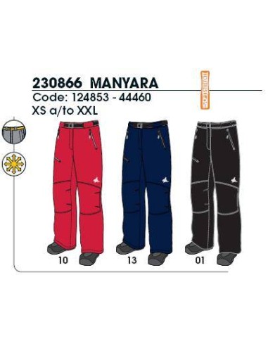 Pantalones de montaña para mujeres, MANYARA, SoftStretch Pants