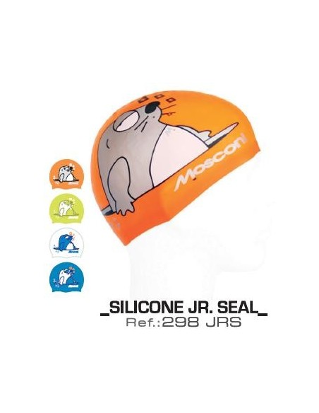 Gorro natacion silicona Mosconi JR Seals junior