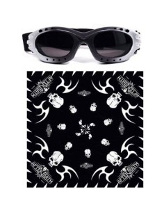 Gafas proteccion ajustables + bandana mod. Cannibal Eye cat.2 UV400