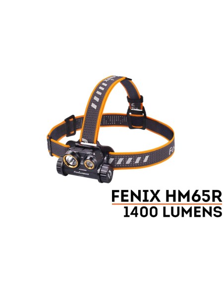 Frontal Fenix HM65R 1400 lúmenes (incluye batería 18650 3500 mAh)